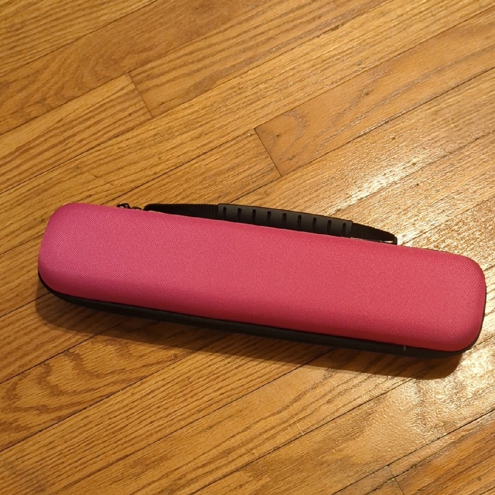 Pink Hard Shell Hair Straightener Carrying Case